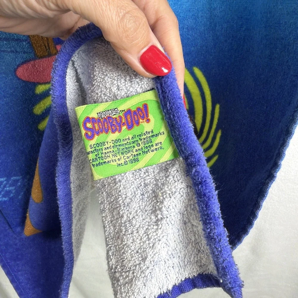 Cartoon Network Scooby Doo Vintage 1998 Kids Towel Rare Collectible